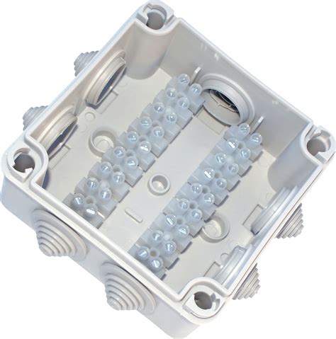 electronics junction box|junction box with terminals.